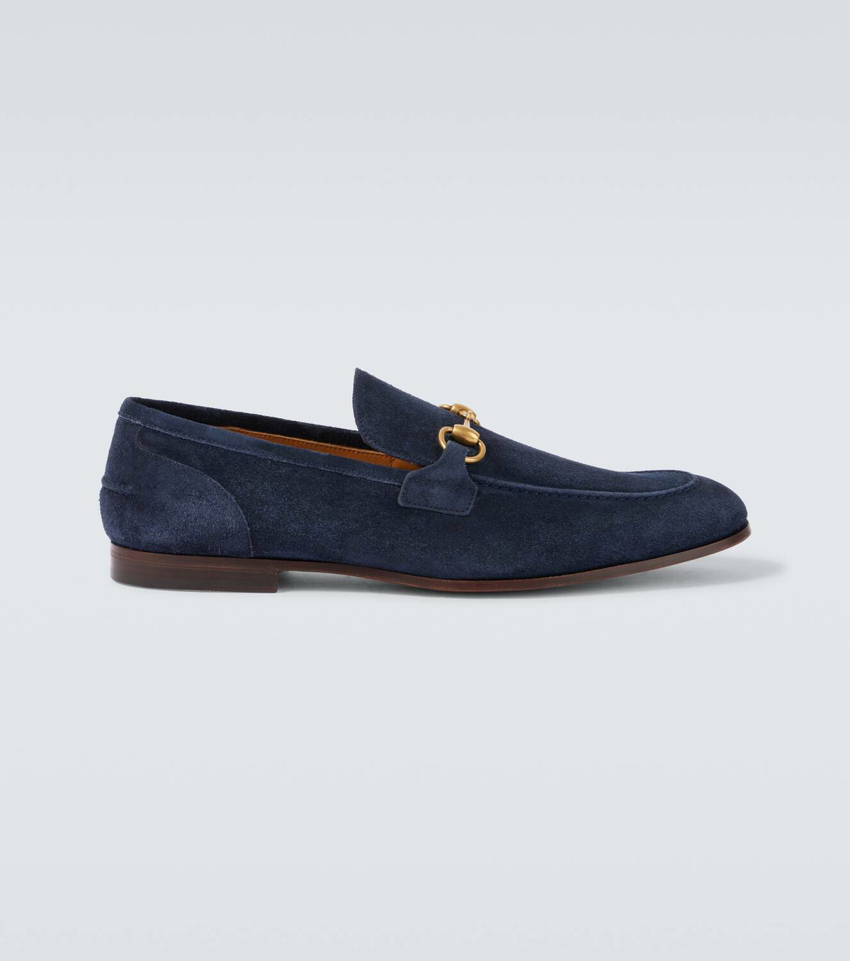 Gucci Gucci Jordaan Horsebit suede loafers Gucci display picture 1