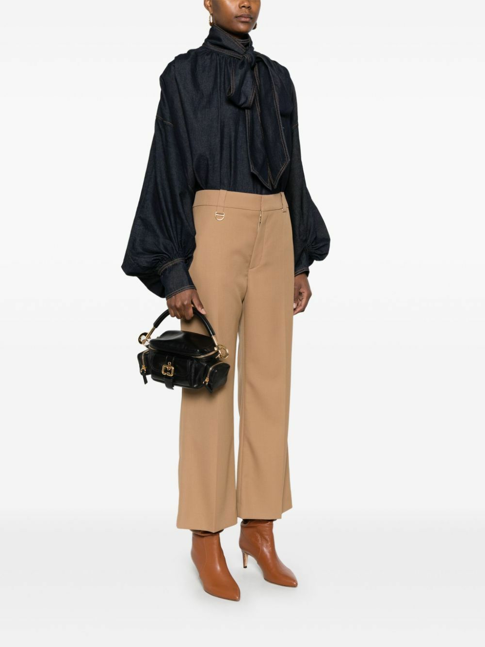 ショルダーバッグ・ポシェット Chloe Black Leather Camera Bag Crossbody Bag CHLOÉ Camera leather shoulder bag | NET-A-PORTER