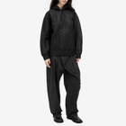 Auralee Women's Elastic Sheer Nylon Parka Jacket in Black