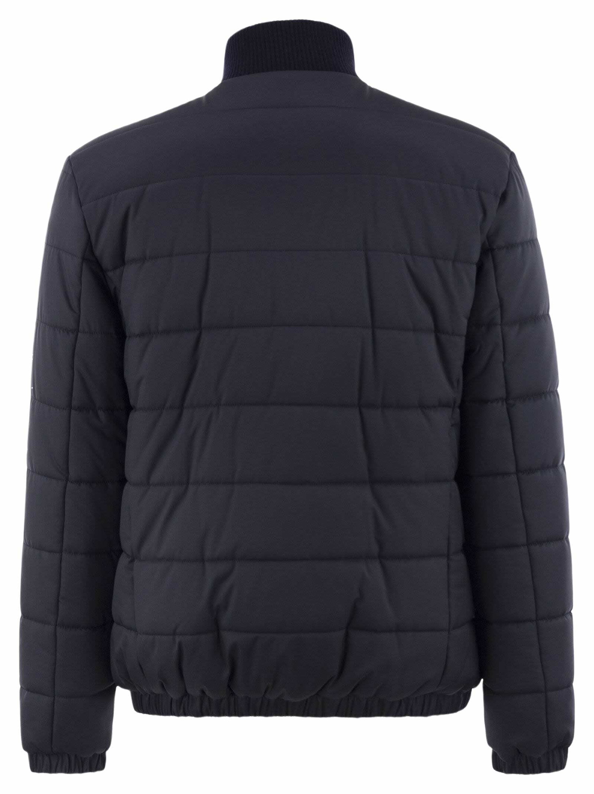 ジャケット Kiton D53411K0969C01002 Coats Bomber Kiton Bomber Jacket in Grey - Taylor Richards & Conger