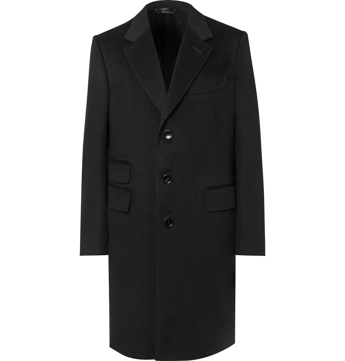 TOM FORD - Cashmere Overcoat - Black TOM FORD
