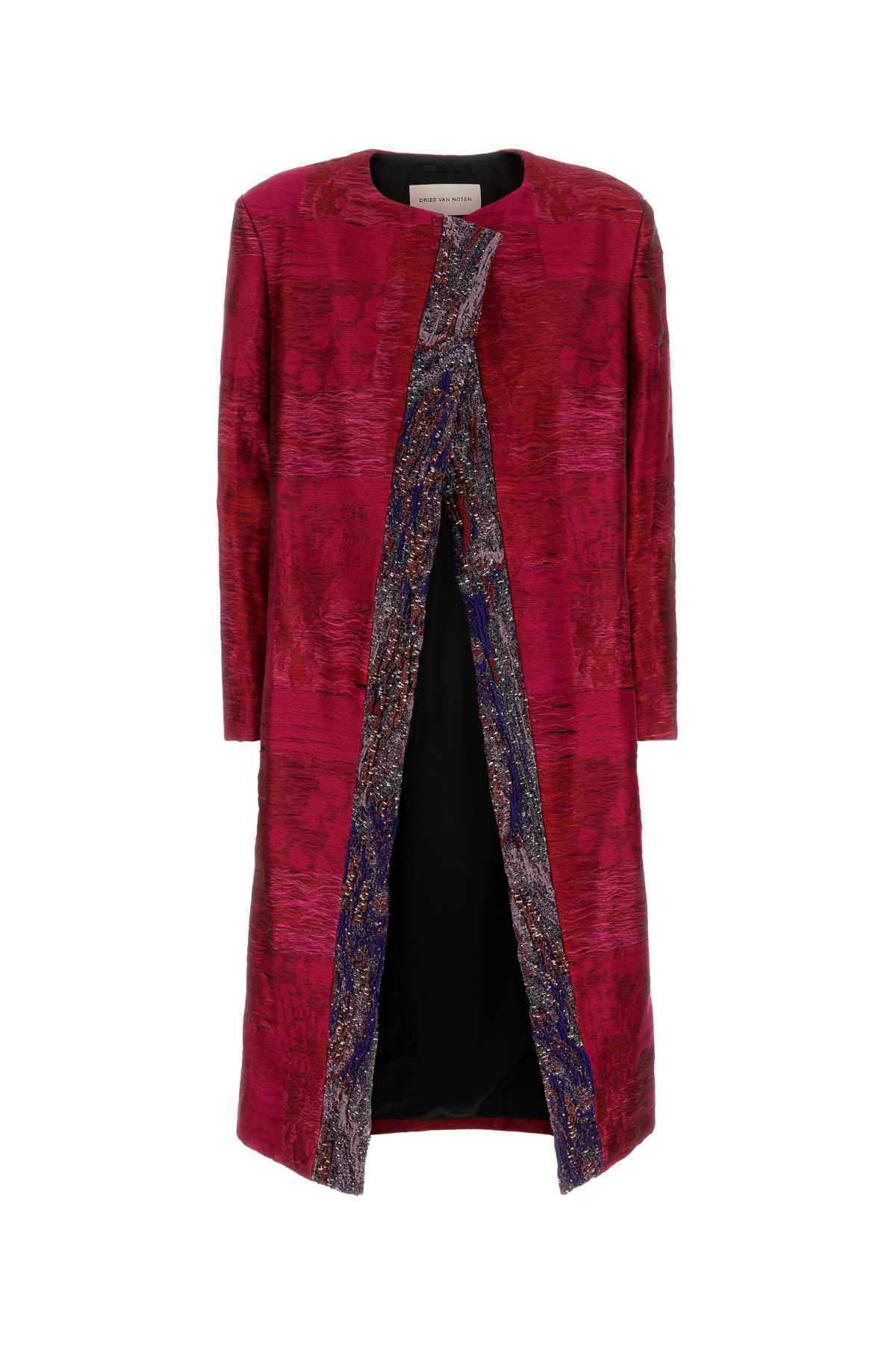 コート Dries Van Noten FW22 SHORT ROUND COAT (010284_5372900) Dries Van Noten Short Round Coat in Gray | Lyst