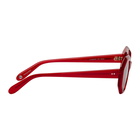 Garrett Leight Red Jacqueline Sunglasses