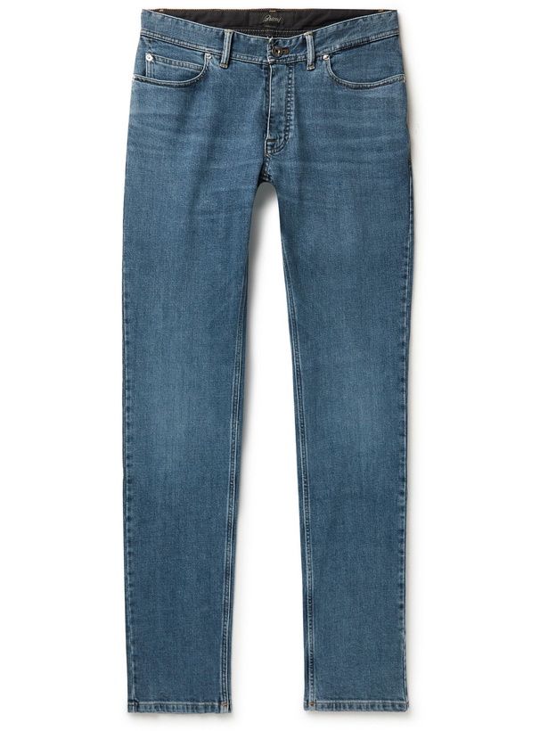 Photo: Brioni - Aspen Straight-Leg Jeans - Blue