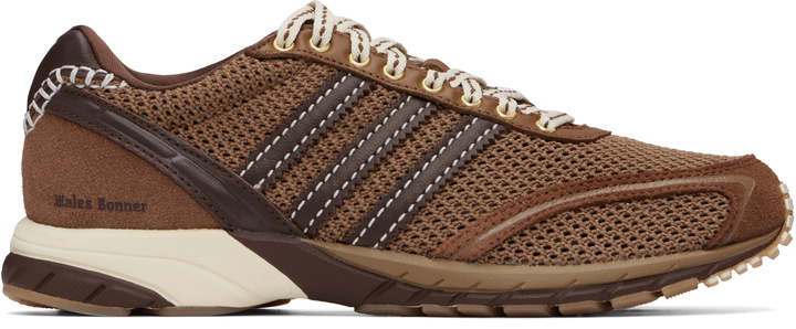 Photo: Wales Bonner Brown adidas Originals Edition Adizero Adios Mesh Sneakers