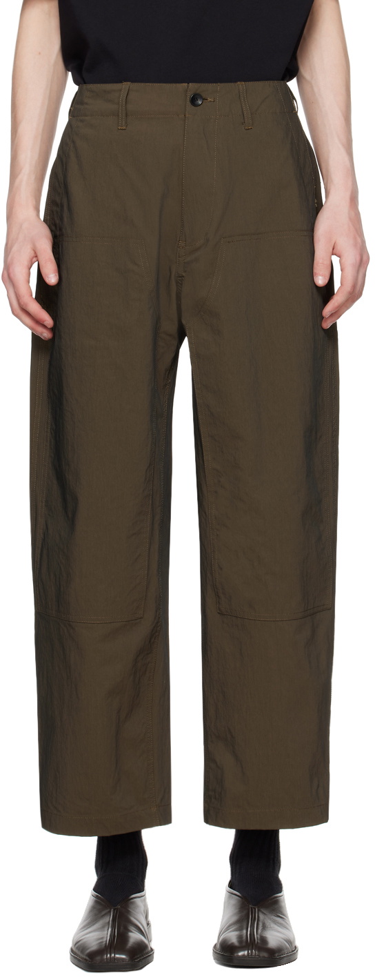 meanswhile Khaki Dope-Dyed Trousers