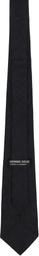Comme des Garçons Homme Deux Black Paisley Silk Tie
