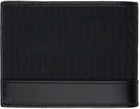 Moschino Black Jacquard Logo Wallet