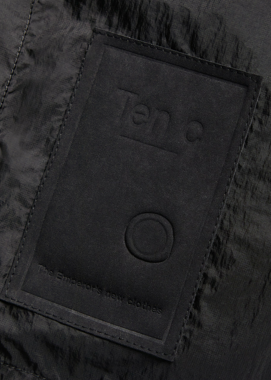 Ten C Skye Panelled Shell Jacket Black