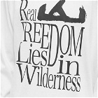 Manastash Men's Long Sleeve Real Freedom T-Shirt in White