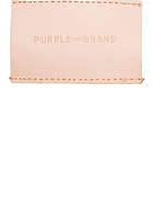 Light Blue Five Pockets Skinny Jeans With Paint Stains In Cotton Denim Man Purple Brand