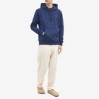 AMI Men's Tonal ADC Hoody in Nautic Blue