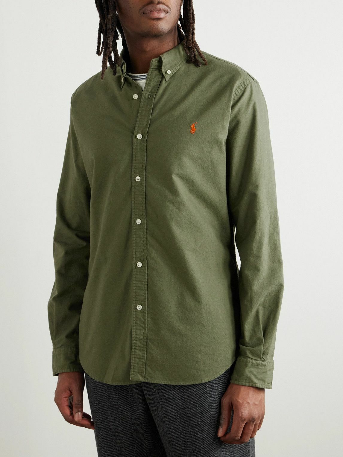 【美品】 POLO RALPH LAUREN 長袖シャツ 155/80A 麻 POLO RALPH LAUREN（ポロ・ラルフローレン） ポロ ラルフローレン