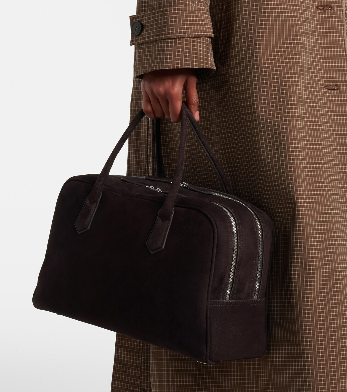 A.Emery Talbot Large suede tote bag