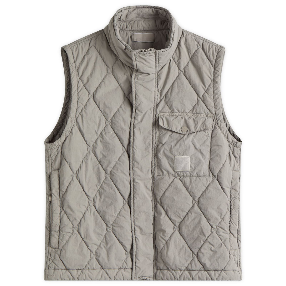 Stone Island Men's Ghost Piece Nylon Smerigliato PrimaLoft Vest in