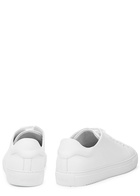 Axel Arigato Clean 90 White Leather Sneakers, Sneakers, Round Toe 6, Axel Arigato Trainers, Lace up Front
