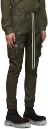 Rick Owens Green Mastodon Leather Pants