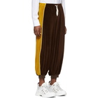 Gucci Brown Chenille Harem Lounge Pants