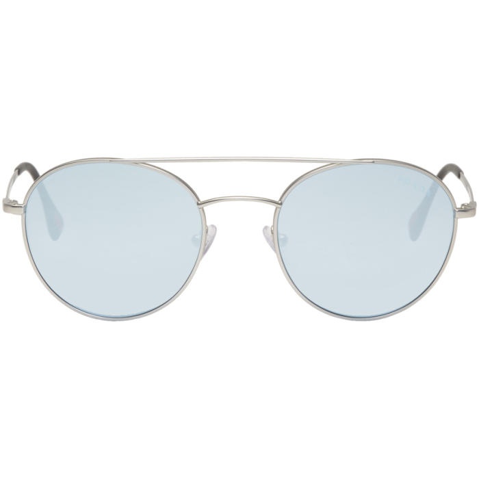 Photo: Prada Silver Round Sunglasses