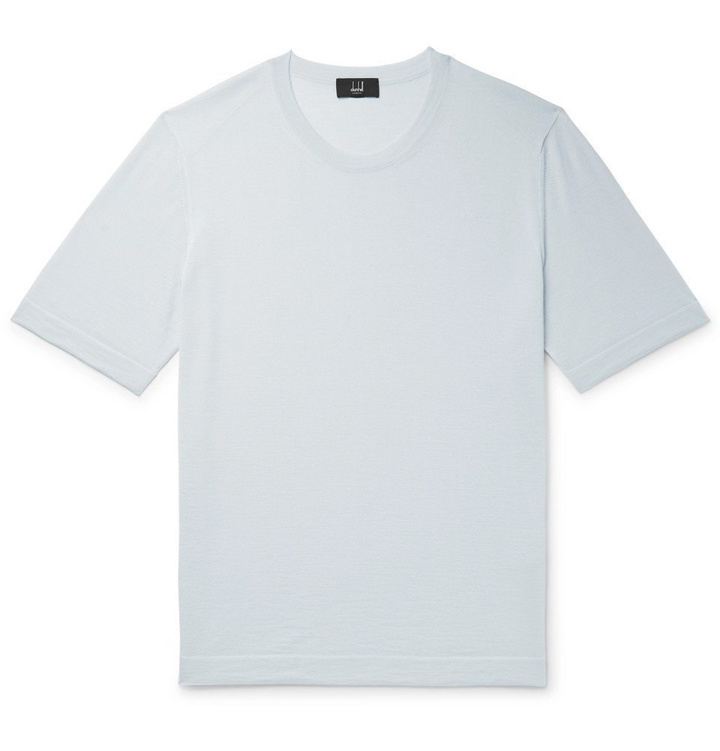 Photo: Dunhill - Knitted Cashmere T-Shirt - Gray