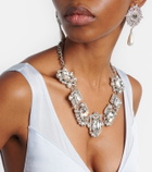 Self-Portrait Crystal-embellished necklace