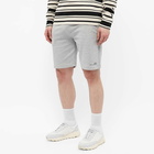 A.P.C. Men's Item Jersey Short in Light Grey Heather