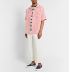 Albam - Camp-Collar Linen Shirt - Pink