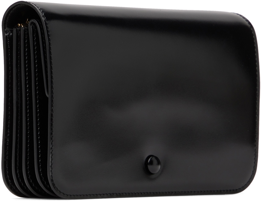 小物 The Row The Row Black Multi Gusset Pouch The Row