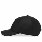 Rick Owens DRKSHDW Women's Pentagram Logo Baseball Cap in Black/Pearl