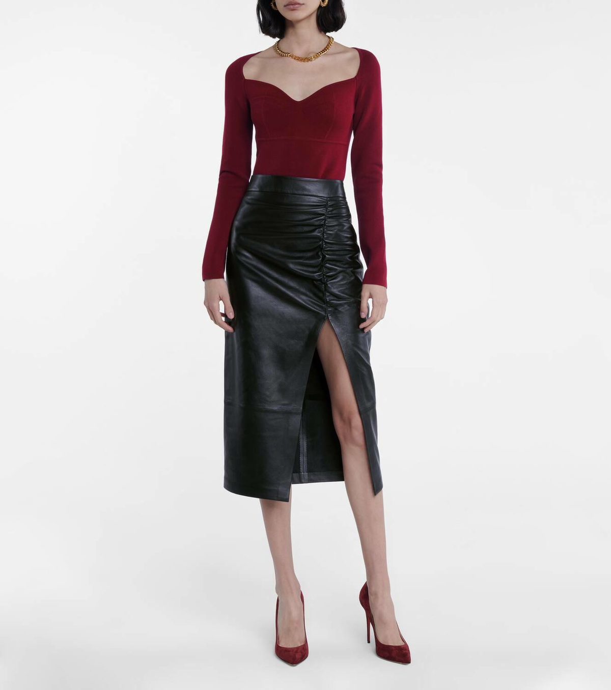 Zeynep Arçay Stretch-knit bodysuit