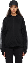 POST ARCHIVE FACTION (PAF) Black Paneled Hoodie