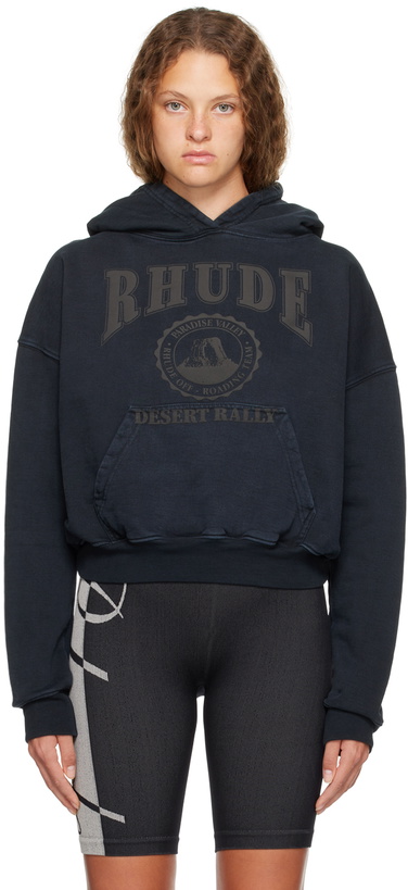 Photo: Rhude Black 'Desert Valley' Hoodie