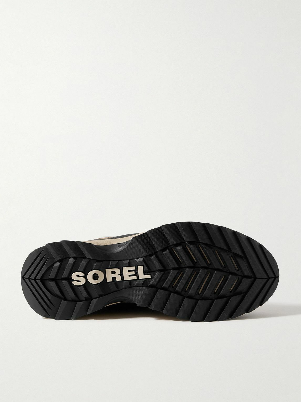 Sorel - SCOUT™ 87'™ LUX Faux Shearling-Lined Nubuck and Rubber Boots - Brown