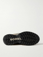 Sorel - SCOUT™ 87'™ LUX Faux Shearling-Lined Nubuck and Rubber Boots - Brown