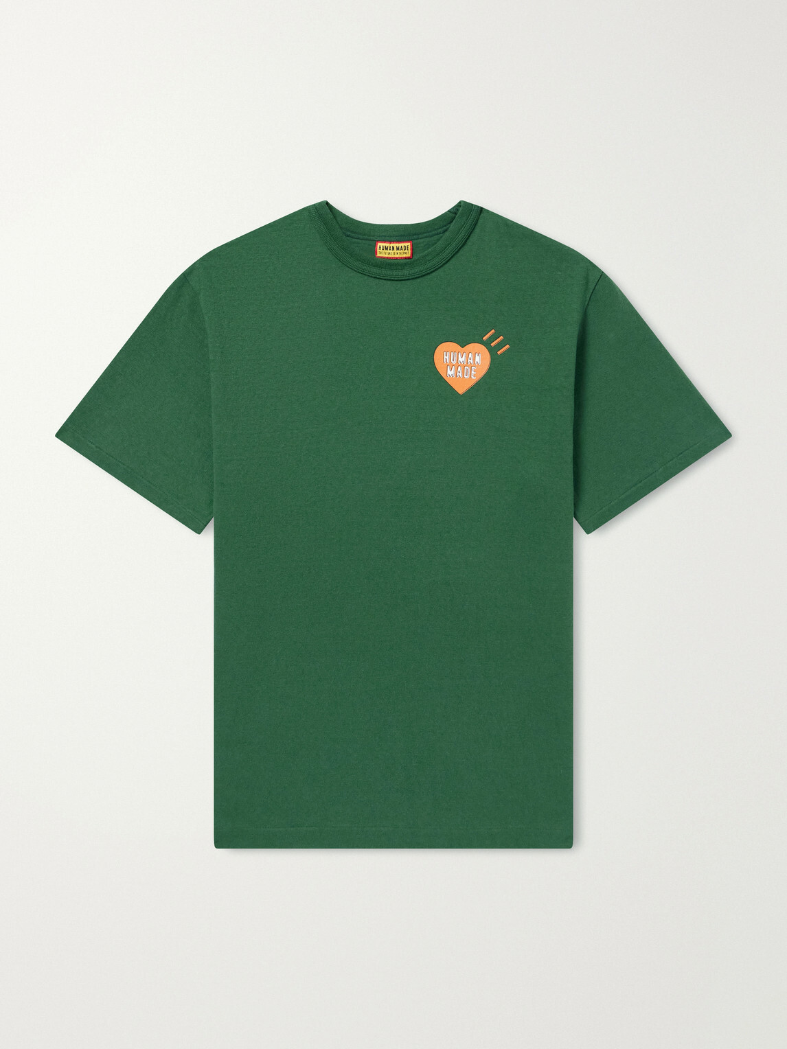 Human Made - Printed Cotton-Jersey T-Shirt - Green