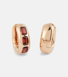 Pomellato Iconica 18kt rose gold earrings with pyrope garnets