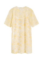 Rotate Birger Christensen Floral-embellished Tulle Mini Dress Yellow