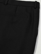 SAINT LAURENT - Straight-Leg Wool-Twill Trousers - Black