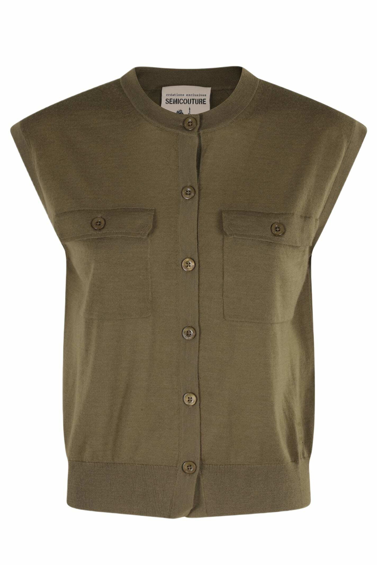 SEMICOUTURE Gilet Brigida