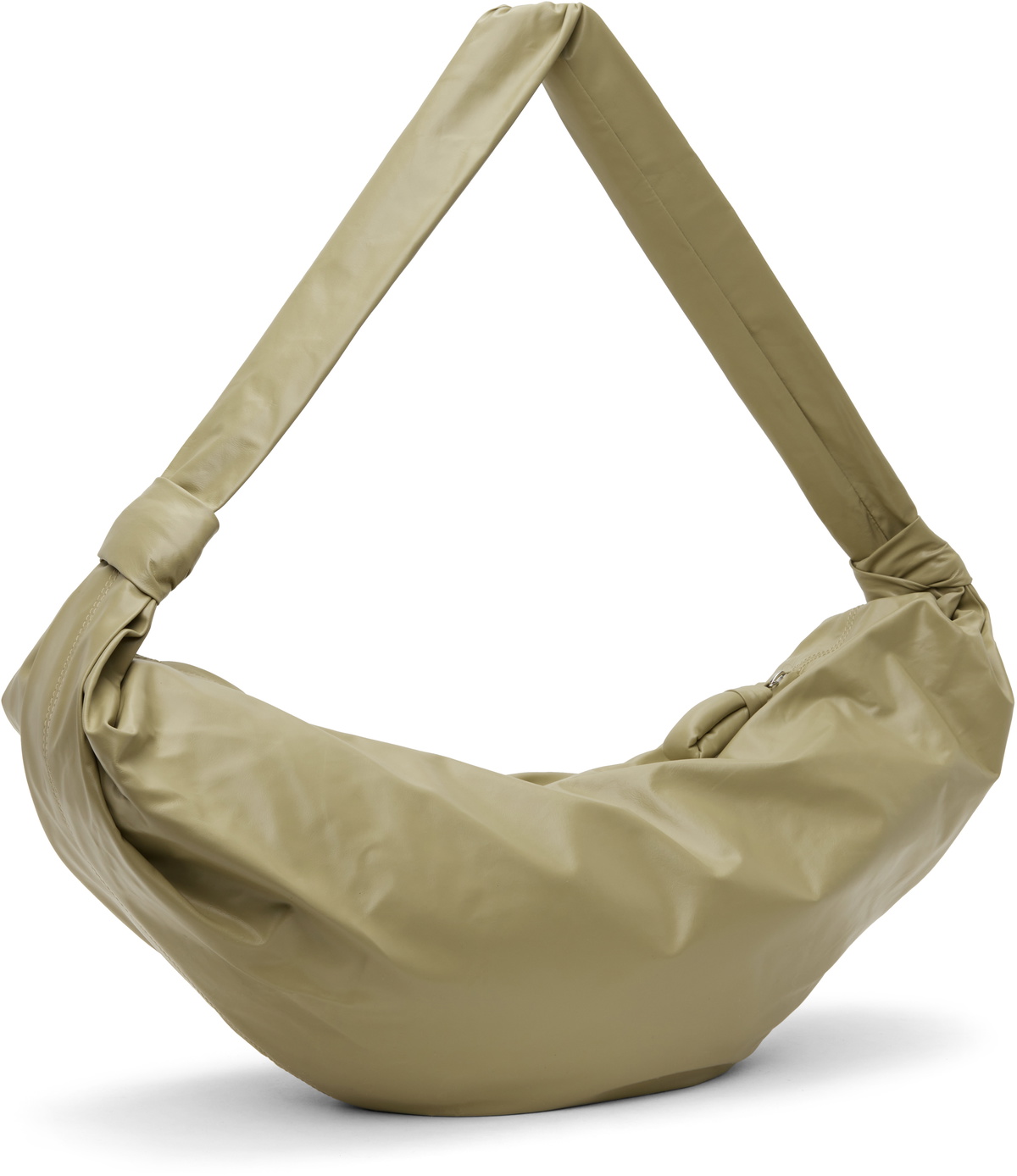 LEMAIRE Green Large Soft Croissant Bag Lemaire