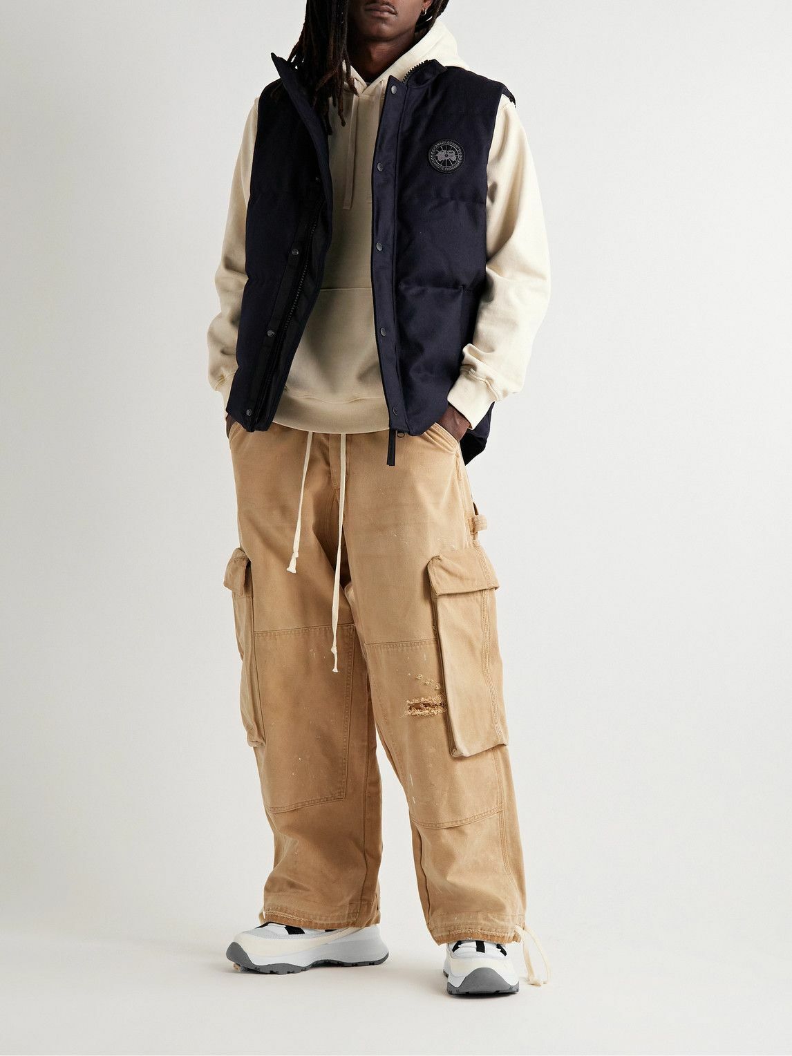 Canada Goose - Toronto Suede-Trimmed Quilted Shell Boots - White