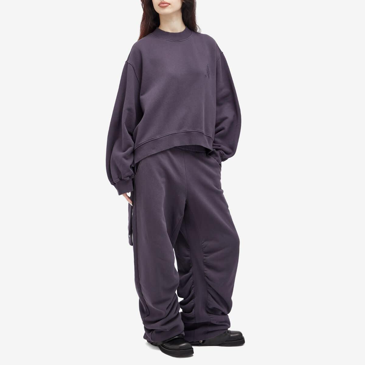 The Attico Women's Baia Long Sweat Pants in Blue/Violet Fade