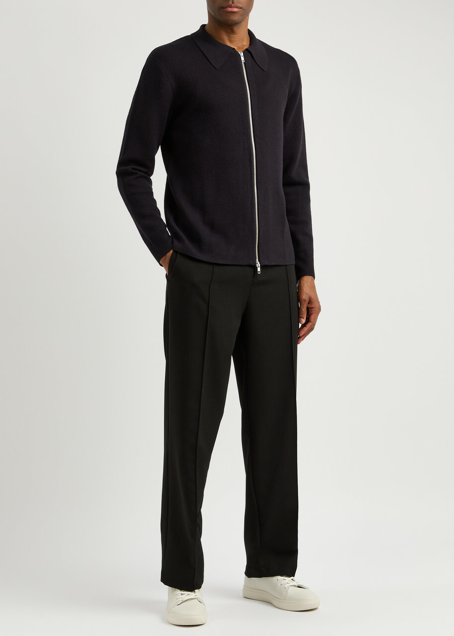 NN07 Harald Knitted Sweatshirt Navy