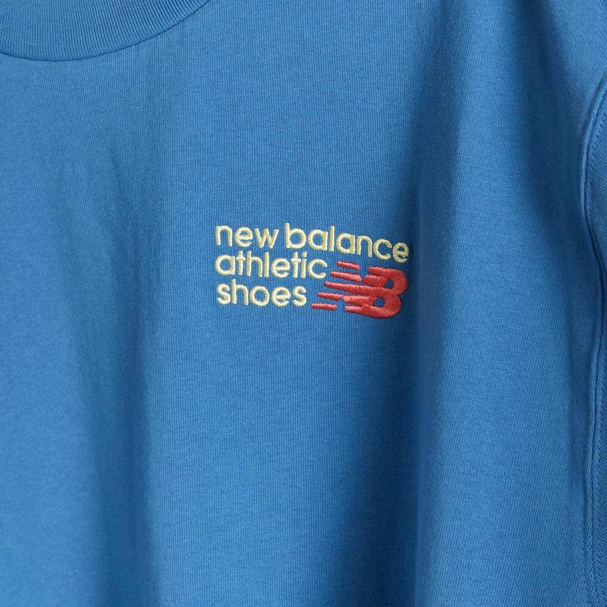New Balance Athletics Premium Logo Long Sleeve in Sea Stone
