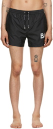 Balmain Black Logo Swim Shorts