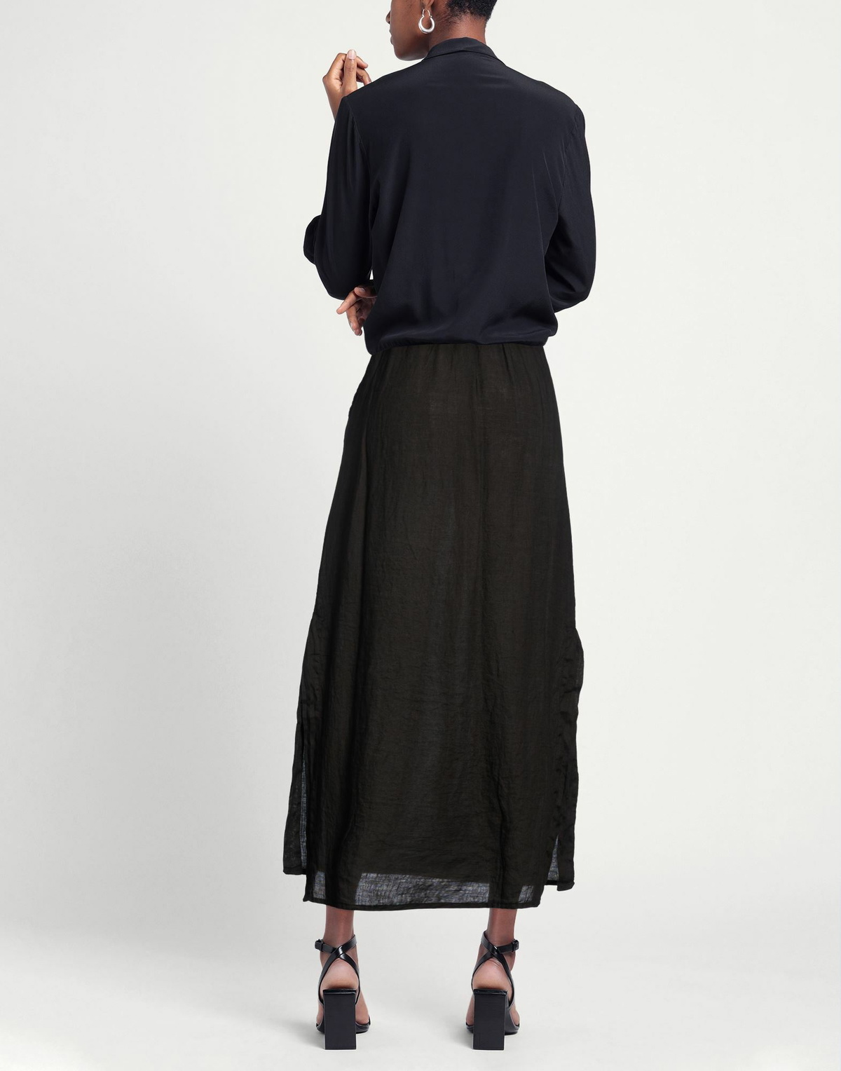 Crossley Womens Maxi skirt in Black