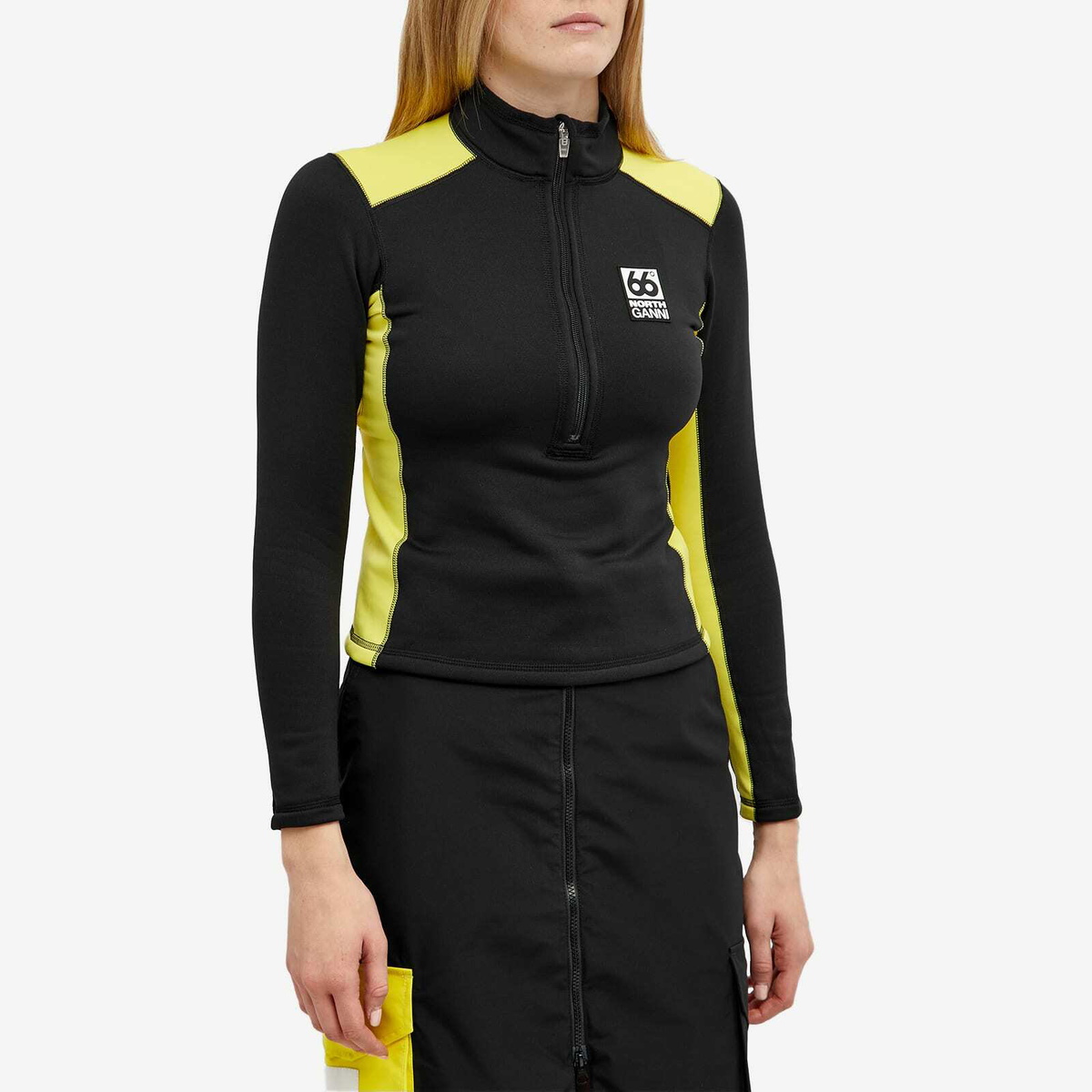 66° North Women's x GANNI Tungudalur Zip Neck in Black