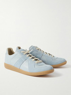 Maison Margiela - Replica Leather and Suede Sneakers - Blue