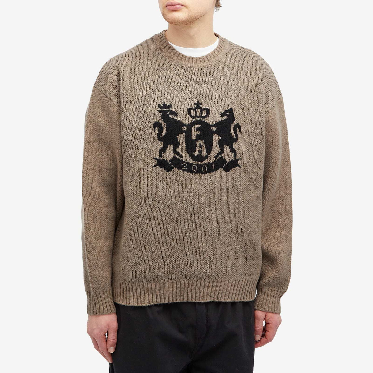 Fucking Awesome Men's Crest Jumper in Brown
