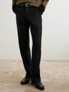 Enfants Riches Déprimés - Skinny Lieutenant Straight-Leg Pinstriped Virgin Wool Trousers - Black